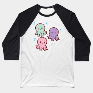 Kawaii Octopi Baseball T-Shirt